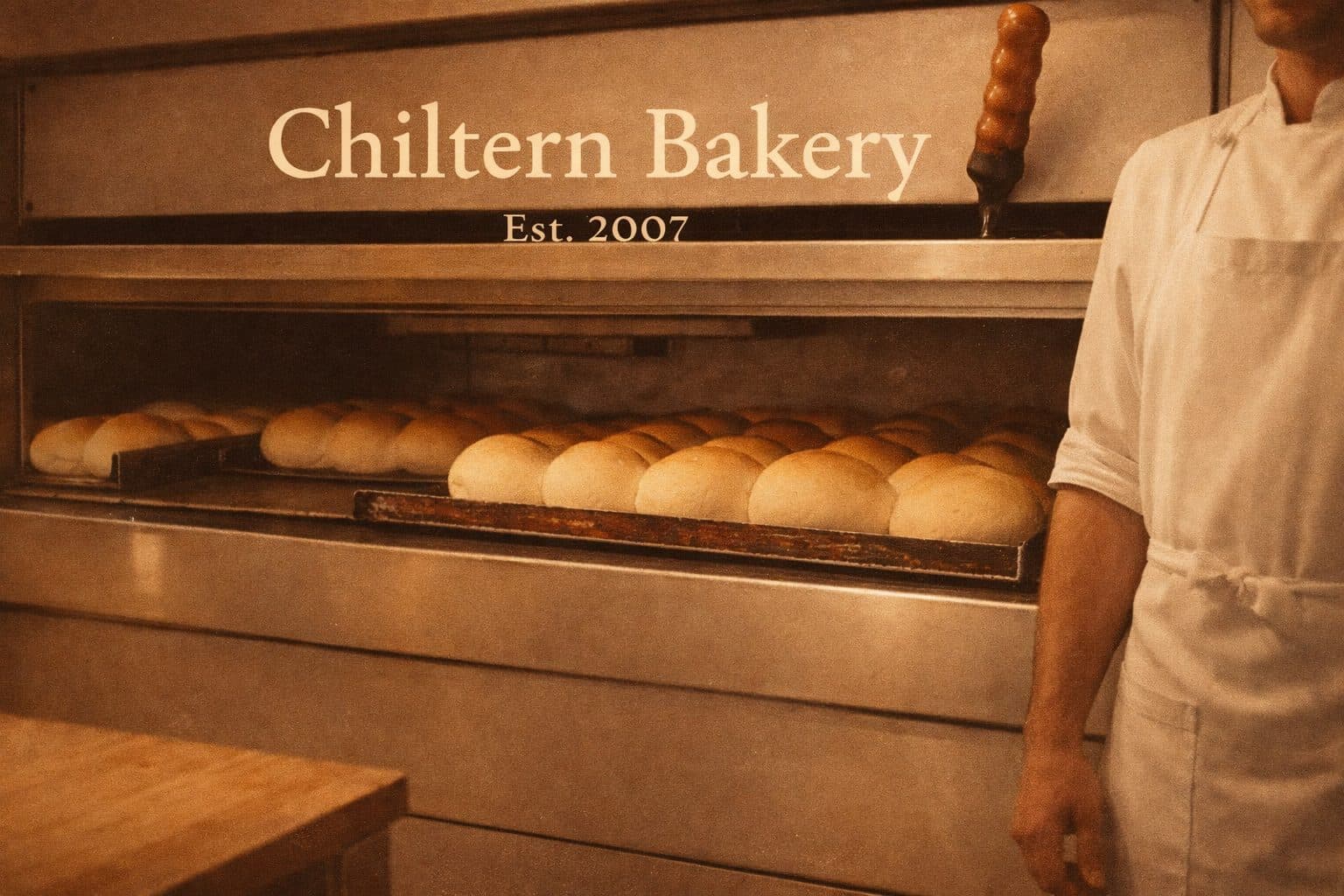 Baker shaping dough by hand