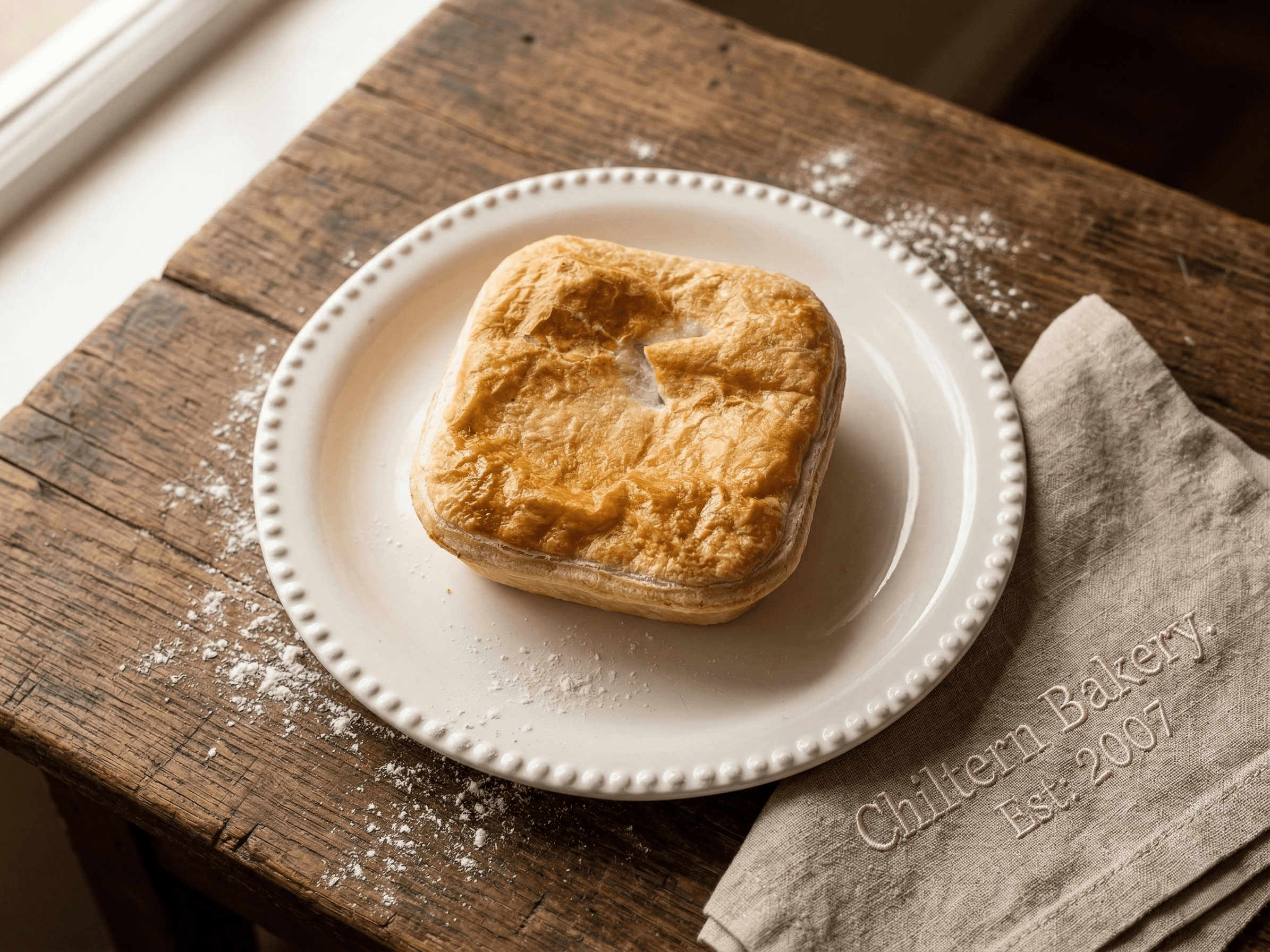The Classic Golden Bakery Pie